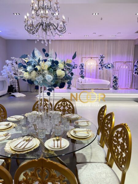 Royal Blue wedding stage 2